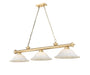 Z-Lite Canada - Three Light Billiard - Cordon - Heritage Brass- Union Lighting Luminaires Decor