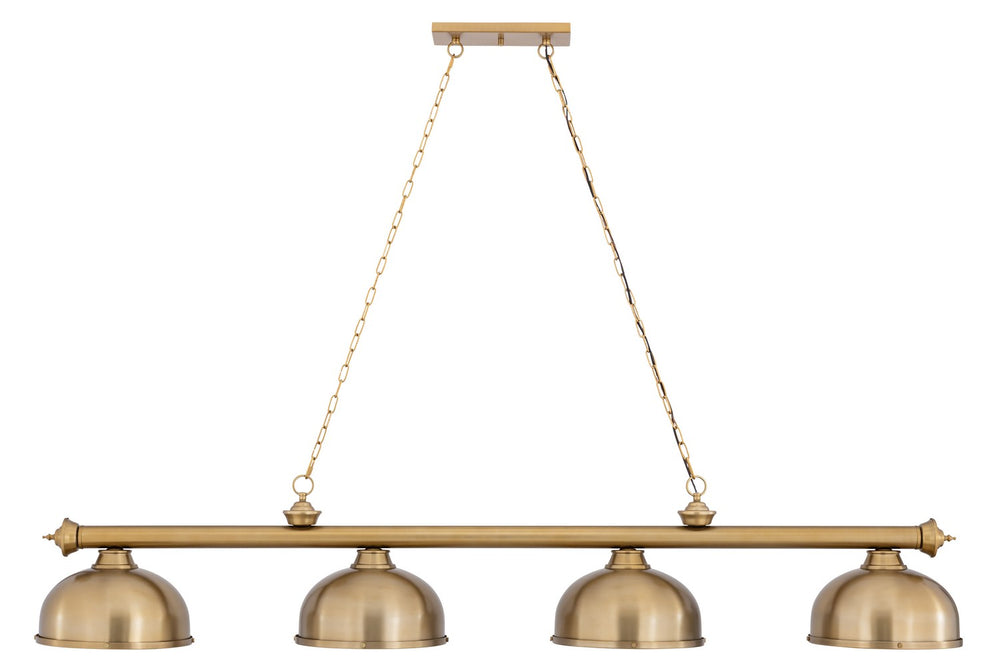 Z-Lite Canada - Four Light Billiard - Cordon - Heritage Brass- Union Lighting Luminaires Decor