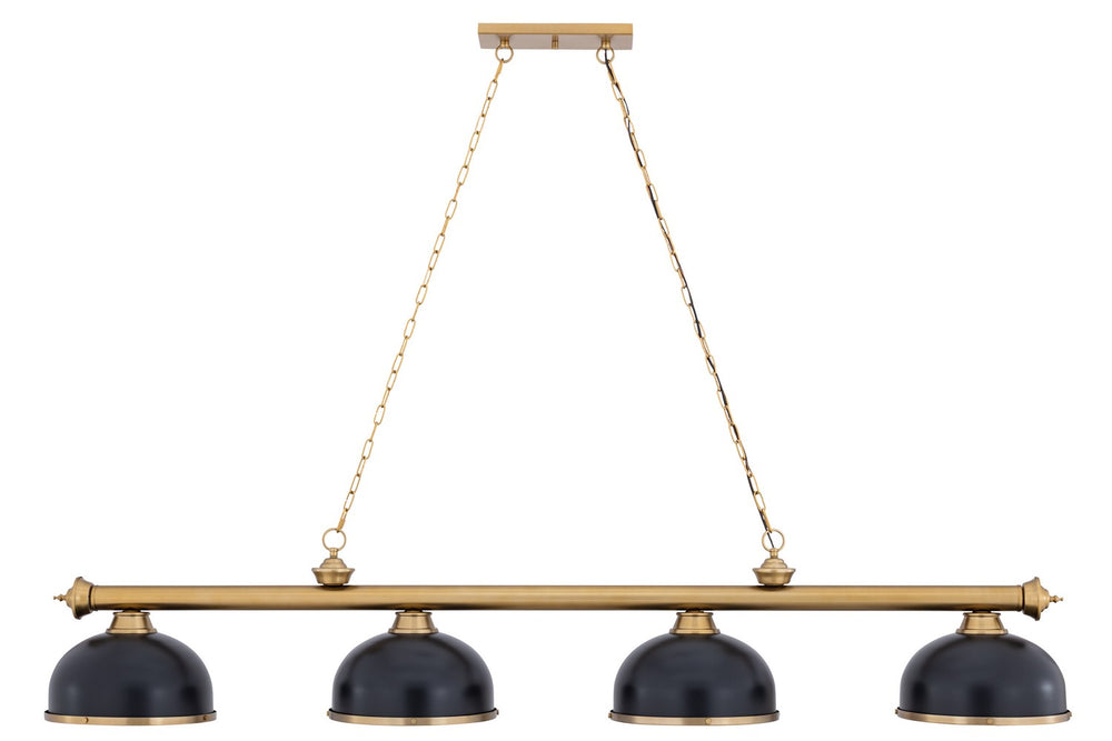Z-Lite Canada - Four Light Billiard - Cordon - Heritage Brass- Union Lighting Luminaires Decor