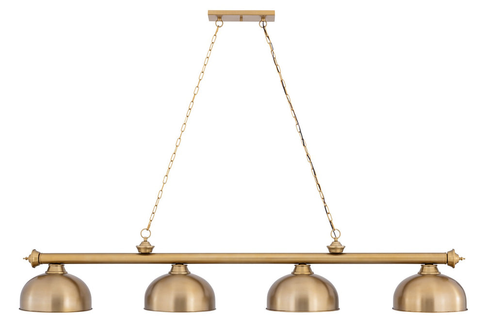 Z-Lite Canada - Four Light Billiard - Cordon - Heritage Brass- Union Lighting Luminaires Decor