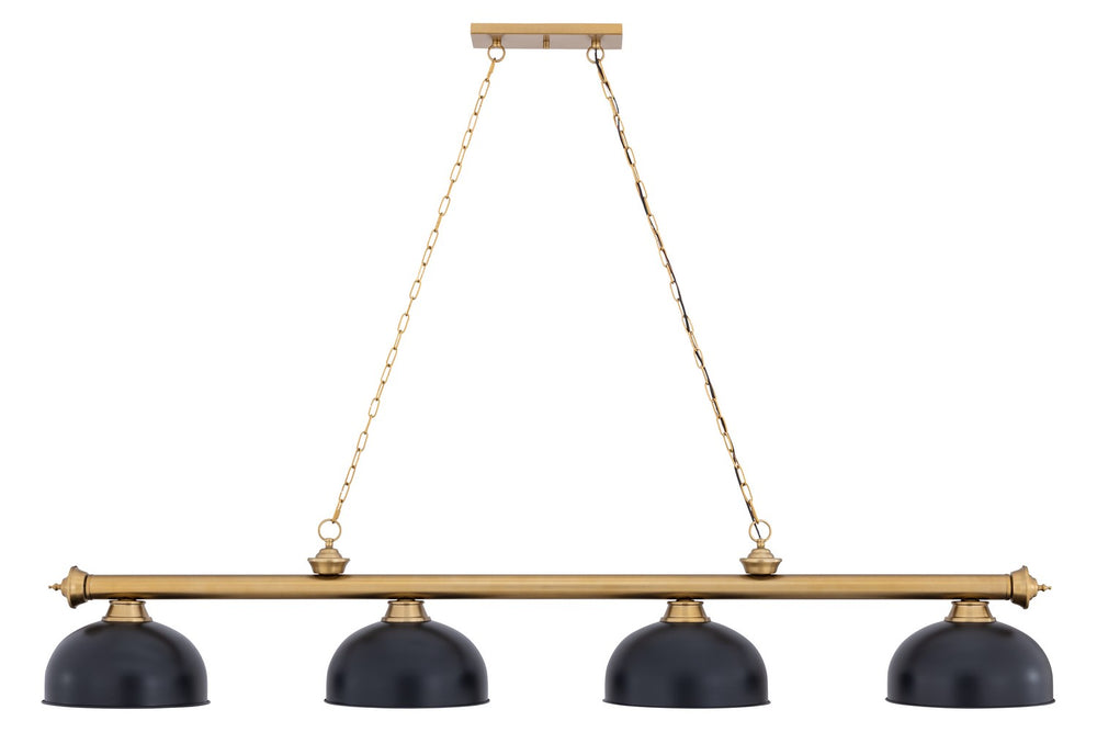 Z-Lite Canada - Four Light Billiard - Cordon - Heritage Brass- Union Lighting Luminaires Decor