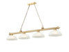 Z-Lite Canada - Four Light Billiard - Cordon - Heritage Brass- Union Lighting Luminaires Decor