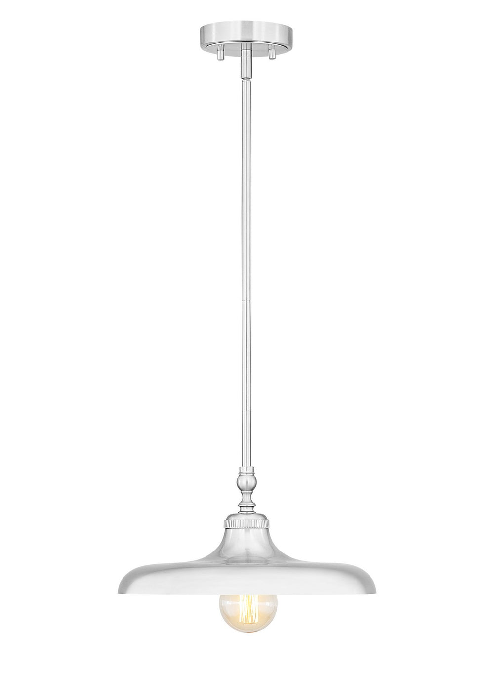 Z-Lite Canada - One Light Pendant - Camden - Brushed Nickel- Union Lighting Luminaires Decor
