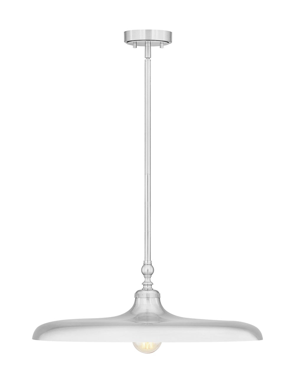 Z-Lite Canada - One Light Pendant - Camden - Brushed Nickel- Union Lighting Luminaires Decor