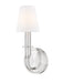 Z-Lite Canada - One Light Wall Sconce - Tova - Brushed Nickel- Union Lighting Luminaires Decor