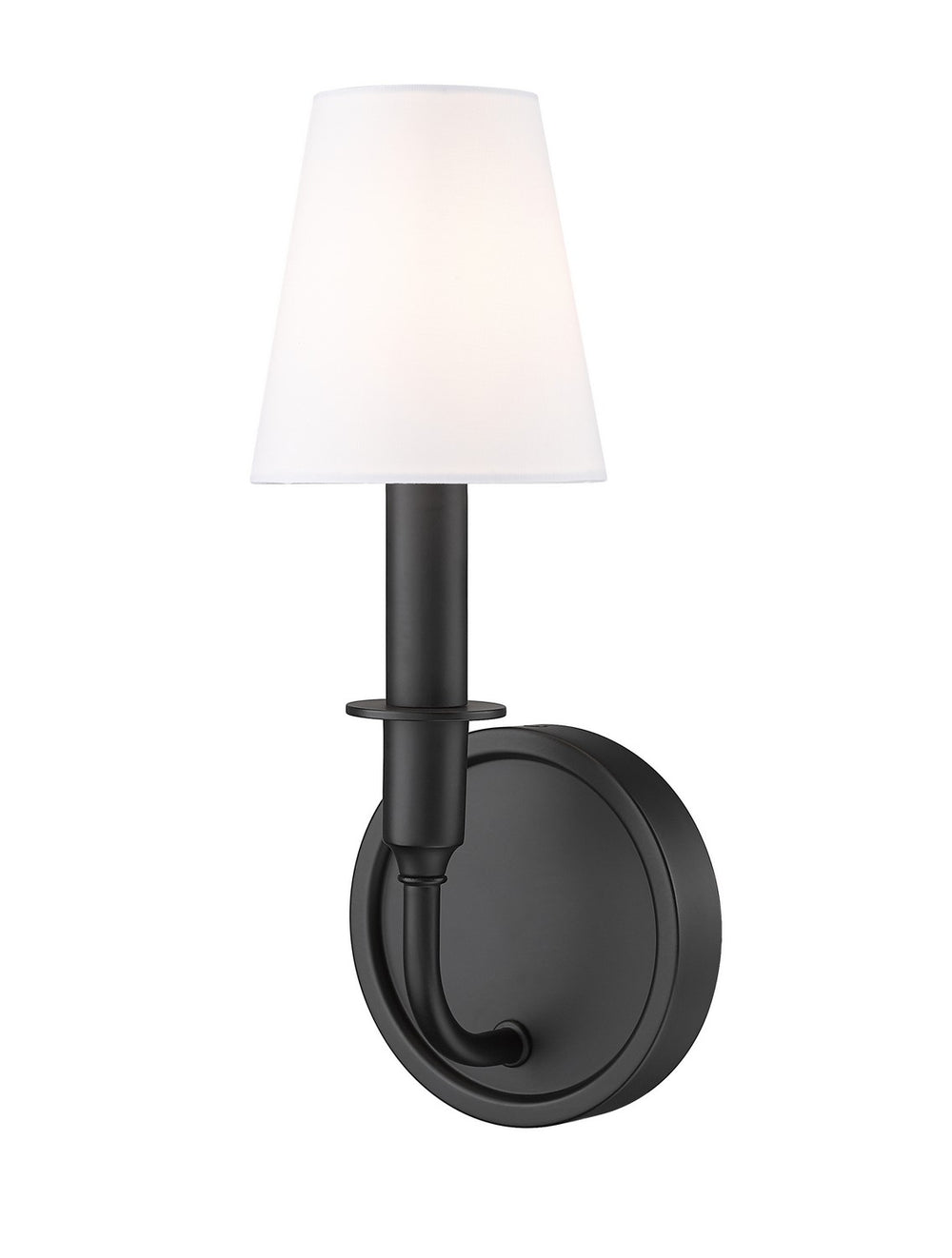 Z-Lite Canada - One Light Wall Sconce - Tova - Matte Black- Union Lighting Luminaires Decor