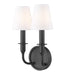 Z-Lite Canada - Two Light Wall Sconce - Tova - Matte Black- Union Lighting Luminaires Decor