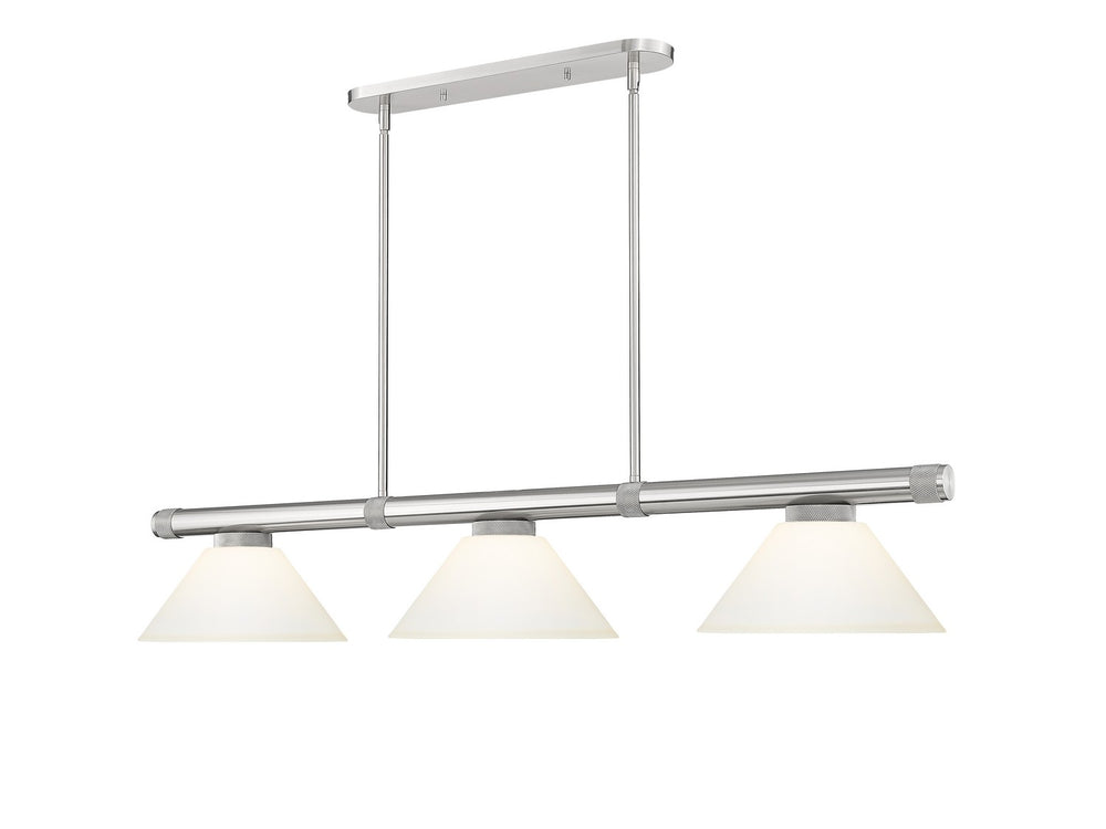 Z-Lite Canada - Three Light Billiard - Vanguard - Brushed Nickel- Union Lighting Luminaires Decor