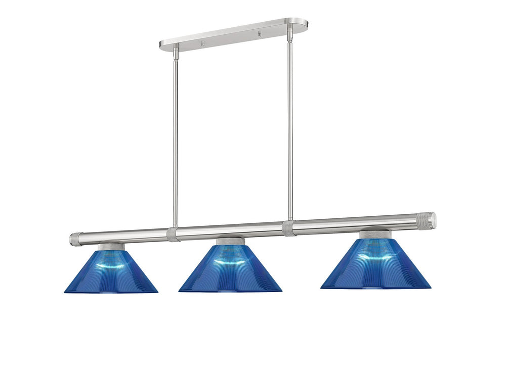 Z-Lite Canada - Three Light Billiard - Vanguard - Brushed Nickel- Union Lighting Luminaires Decor