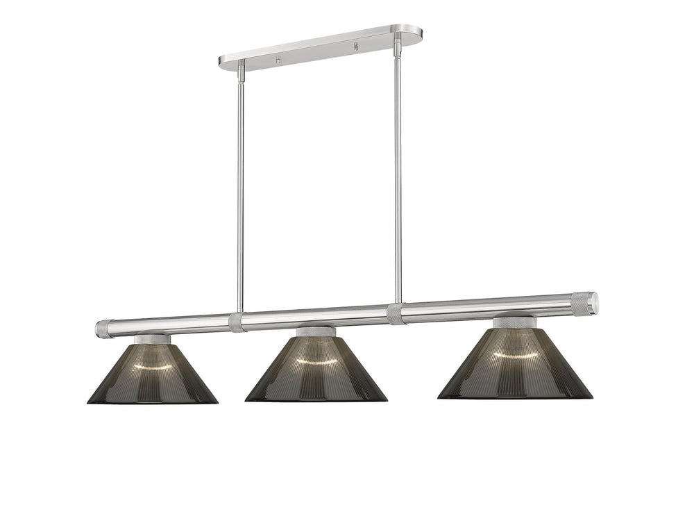 Z-Lite Canada - Three Light Billiard - Vanguard - Brushed Nickel- Union Lighting Luminaires Decor