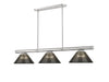 Z-Lite Canada - Three Light Billiard - Vanguard - Brushed Nickel- Union Lighting Luminaires Decor