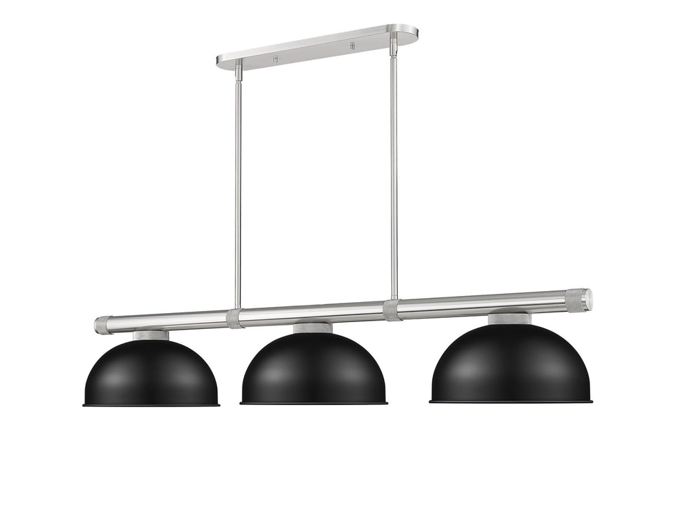 Z-Lite Canada - Three Light Billiard - Vanguard - Brushed Nickel- Union Lighting Luminaires Decor