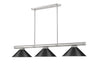 Z-Lite Canada - Three Light Billiard - Vanguard - Brushed Nickel- Union Lighting Luminaires Decor