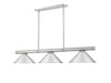 Z-Lite Canada - Three Light Billiard - Vanguard - Brushed Nickel- Union Lighting Luminaires Decor