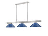 Z-Lite Canada - Three Light Billiard - Vanguard - Brushed Nickel- Union Lighting Luminaires Decor
