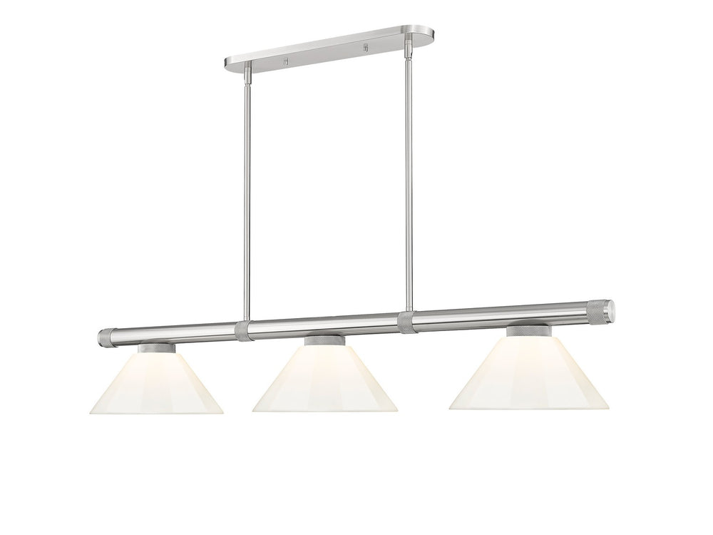 Z-Lite Canada - Three Light Billiard - Vanguard - Brushed Nickel- Union Lighting Luminaires Decor