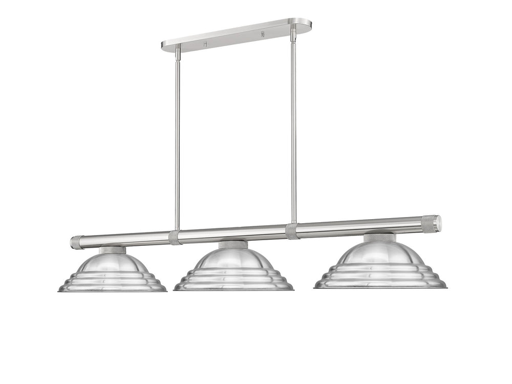 Z-Lite Canada - Three Light Billiard - Vanguard - Brushed Nickel- Union Lighting Luminaires Decor