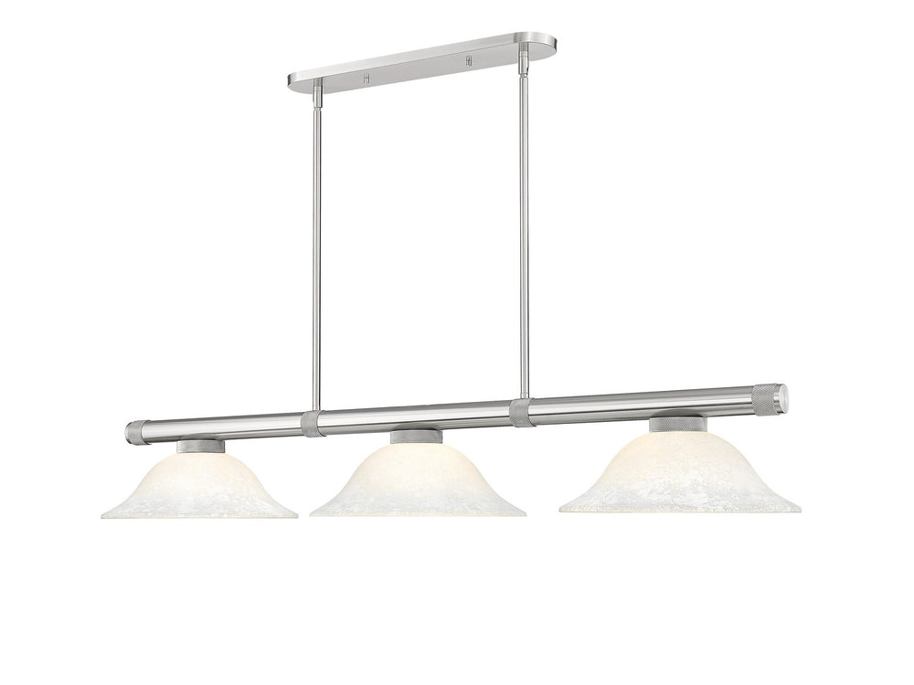 Z-Lite Canada - Three Light Billiard - Vanguard - Brushed Nickel- Union Lighting Luminaires Decor