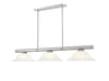Z-Lite Canada - Three Light Billiard - Vanguard - Brushed Nickel- Union Lighting Luminaires Decor