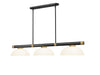Z-Lite Canada - Three Light Billiard - Vanguard - Matte Black + Rubbed Brass- Union Lighting Luminaires Decor