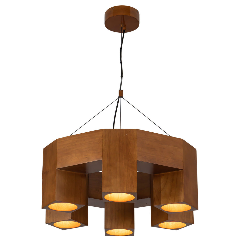 Kuzco Canada - LED Chandelier - Bosco - Natural Oak- Union Lighting Luminaires Decor
