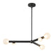Kuzco Canada - LED Chandelier - Reese - Urban Bronze/Opal Glass- Union Lighting Luminaires Decor