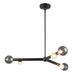 Kuzco Canada - LED Chandelier - Reese - Urban Bronze/Smoked Glass- Union Lighting Luminaires Decor