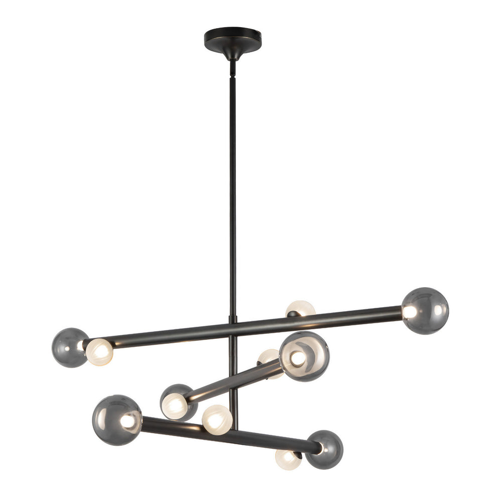 Kuzco Canada - LED Chandelier - Reese - Urban Bronze/Smoked Glass- Union Lighting Luminaires Decor
