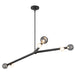 Kuzco Canada - LED Chandelier - Reese - Urban Bronze/Smoked Glass- Union Lighting Luminaires Decor