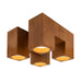Kuzco Canada - LED Flush Mount - Bosco - Natural Oak- Union Lighting Luminaires Decor