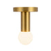 Kuzco Canada - LED Flush Mount - Calla - Brushed Gold- Union Lighting Luminaires Decor