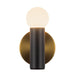 Kuzco Canada - LED Wall Sconce - Calla - Brushed Gold/Black Vegan Leather- Union Lighting Luminaires Decor