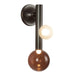 Kuzco Canada - LED Wall Sconce - Reese - Urban Bronze/Amber Glass- Union Lighting Luminaires Decor
