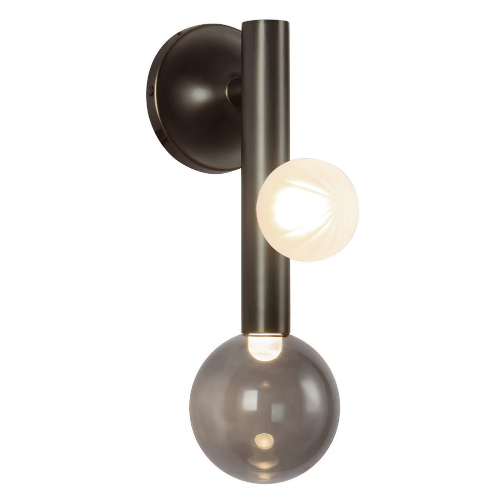 Kuzco Canada - LED Wall Sconce - Reese - Urban Bronze/Smoked Glass- Union Lighting Luminaires Decor