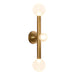 Kuzco Canada - LED Vanity Light - Reese - Vintage Brass/Opal Glass- Union Lighting Luminaires Decor