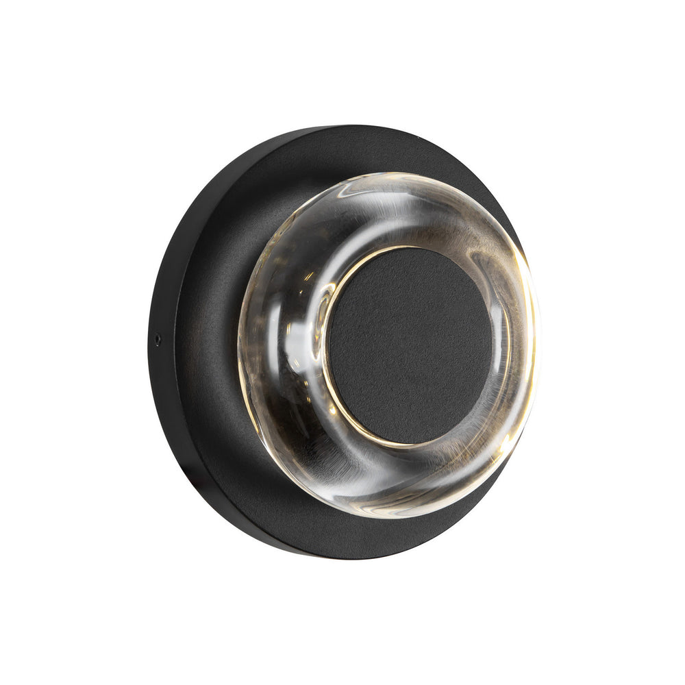 Kuzco Canada - LED Exterior Wall Sconce - Stephord - Black/Clear- Union Lighting Luminaires Decor