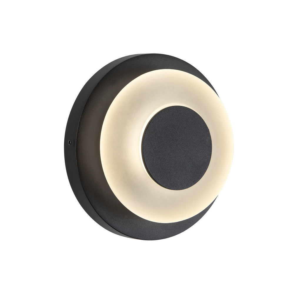 Kuzco Canada - LED Exterior Wall Sconce - Stephord - Black/Frosted Glass- Union Lighting Luminaires Decor