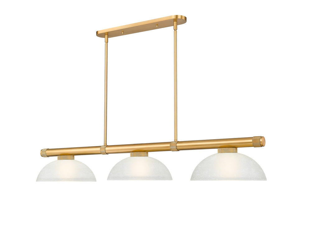 Z-Lite Canada - Three Light Billiard - Vanguard - Rubbed Brass- Union Lighting Luminaires Decor