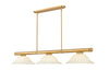 Z-Lite Canada - Three Light Billiard - Vanguard - Rubbed Brass- Union Lighting Luminaires Decor