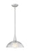 Z-Lite Canada - One Light Pendant - Lunelle - Brushed Nickel- Union Lighting Luminaires Decor