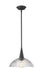Z-Lite Canada - One Light Pendant - Lunelle - Matte Black- Union Lighting Luminaires Decor