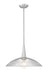 Z-Lite Canada - One Light Pendant - Lunelle - Brushed Nickel- Union Lighting Luminaires Decor