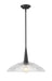 Z-Lite Canada - One Light Pendant - Lunelle - Matte Black- Union Lighting Luminaires Decor