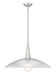 Z-Lite Canada - One Light Pendant - Lunelle - Brushed Nickel- Union Lighting Luminaires Decor