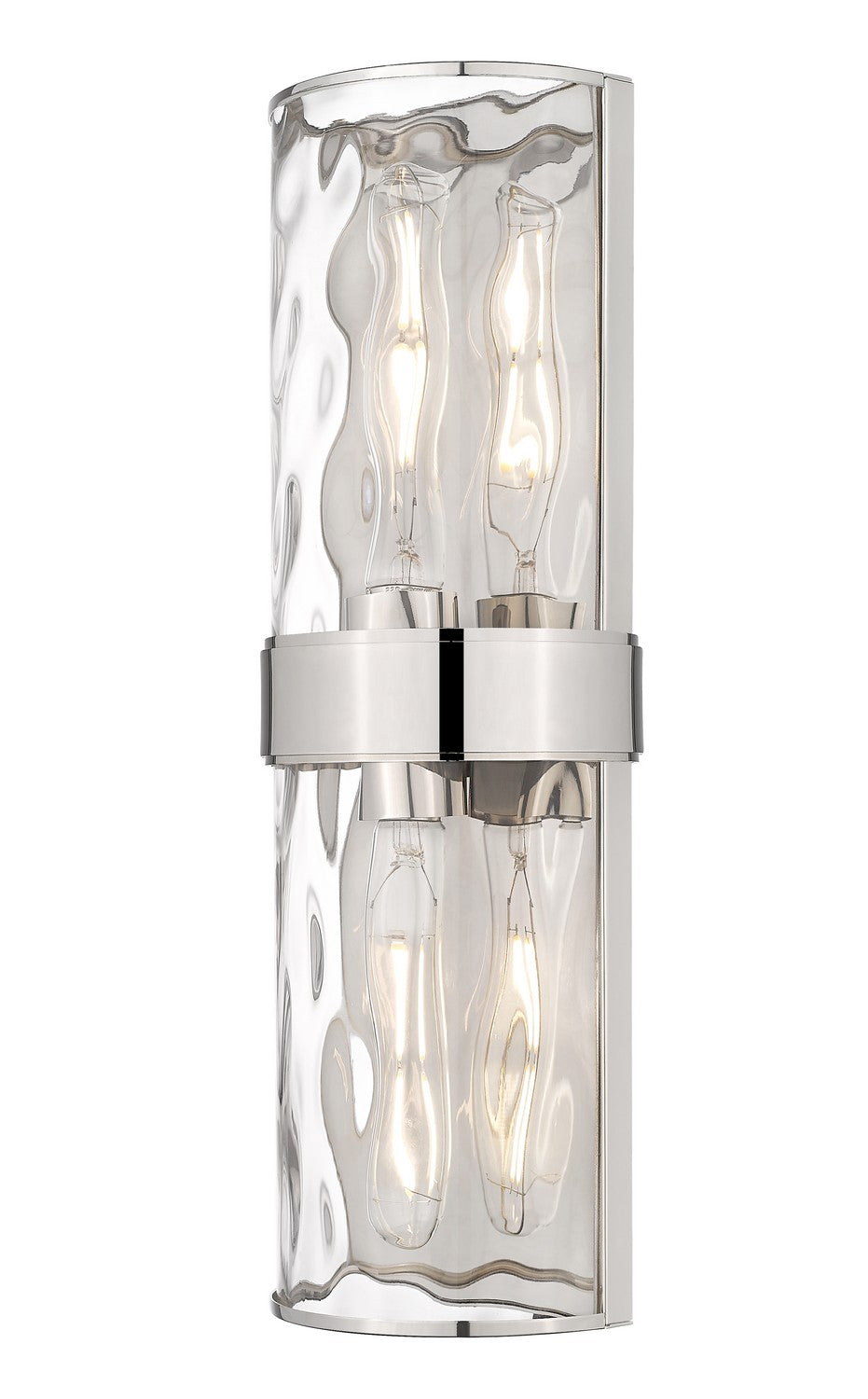 Z-Lite Canada - Two Light Wall Sconce - Meridian - Polished Nickel- Union Lighting Luminaires Decor