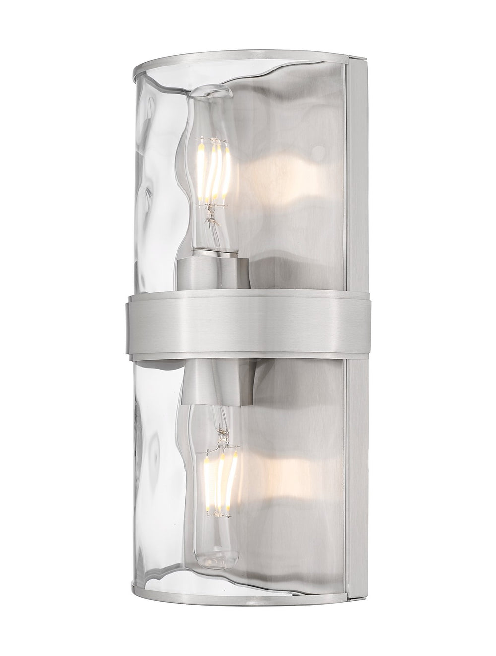 Z-Lite Canada - Two Light Wall Sconce - Meridian - Brushed Nickel- Union Lighting Luminaires Decor