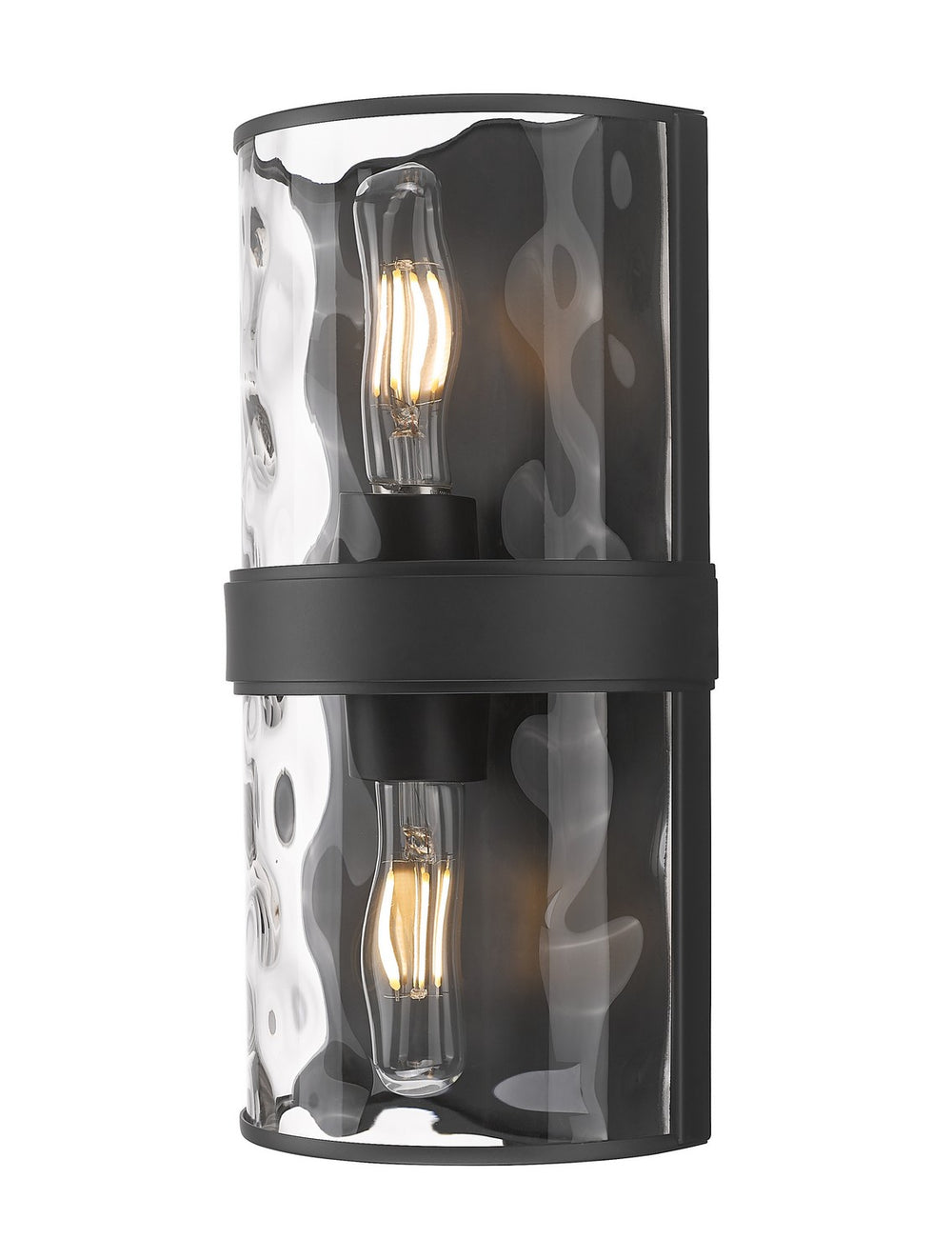 Z-Lite Canada - Two Light Wall Sconce - Meridian - Matte Black- Union Lighting Luminaires Decor