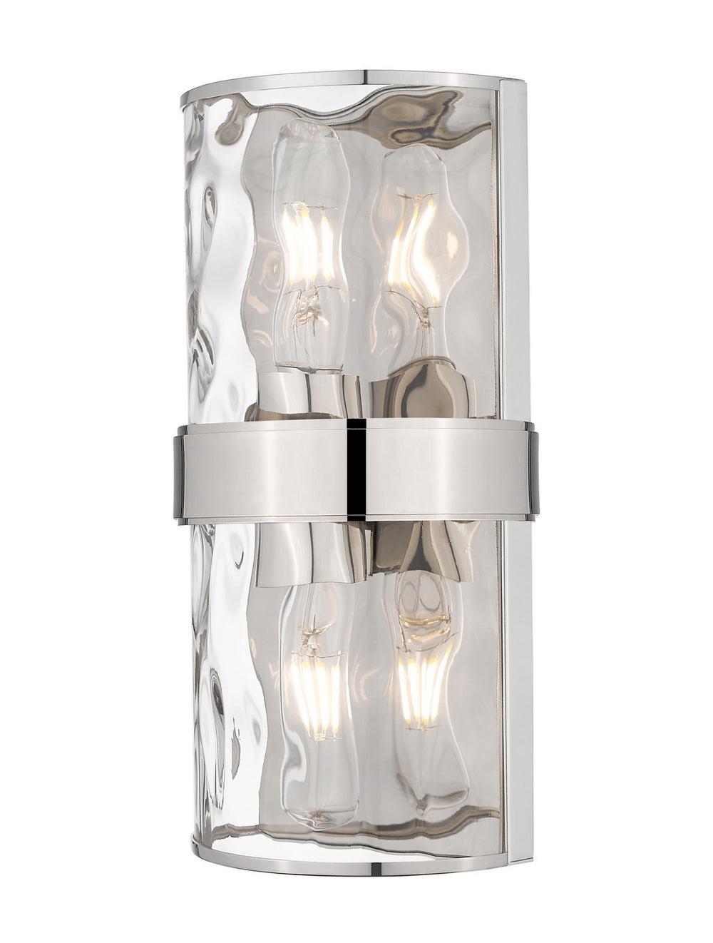 Z-Lite Canada - Two Light Wall Sconce - Meridian - Polished Nickel- Union Lighting Luminaires Decor