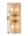 Z-Lite Canada - Two Light Wall Sconce - Meridian - Rubbed Brass- Union Lighting Luminaires Decor