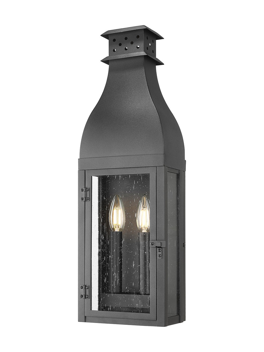 Z-Lite Canada - Two Light Outdoor Wall Light - Toulouse - Sand Black- Union Lighting Luminaires Decor